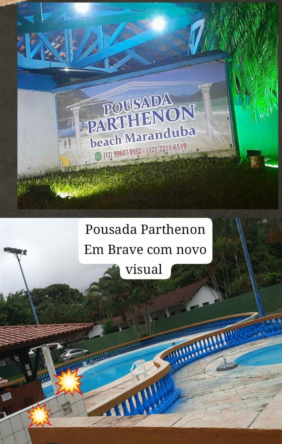 Pousada Parthenon Maranduba Ubatuba Bagian luar foto